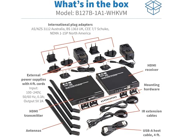 Eaton Tripp Lite Series Wireless HDMI + USB