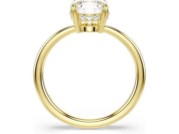 Swarovski Stilla Attract cocktail ring, Round cut,