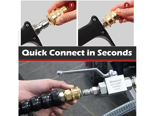 Ufixed 1/4 Pressure Washer Quick Connect