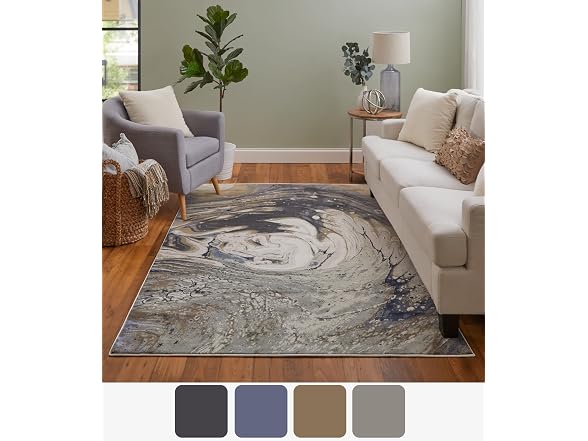 Feizy Mandana 8x10 Area Rug, Ivory