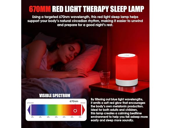 DSJGB Red Light Therapy Sleep