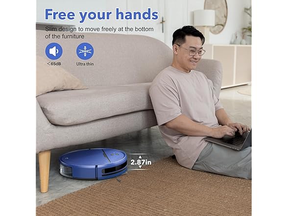 iMartine 2 in 1 Mopping Robot Vacuum Cleaner