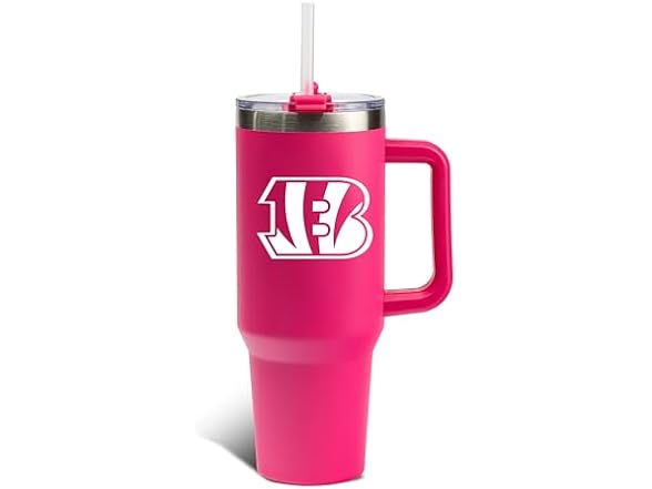 NFL 40oz Pink Game Day Tumbler