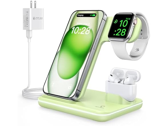 WAITIEE Wireless Charger 3 in 1