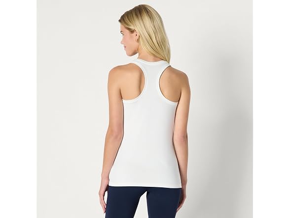 Amazon Essentials Women (XS) Tech Top White