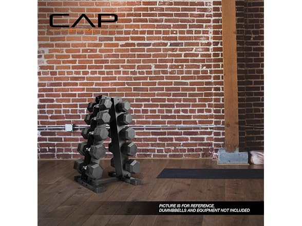 CAP A-Frame Hex Dumbbell Storage Rack, 150lb
