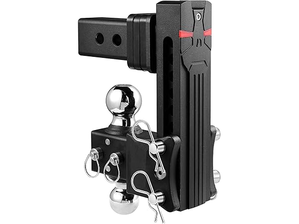 Airbird Anti-Rattle Adjustable Trailer Hitch Ball Mount