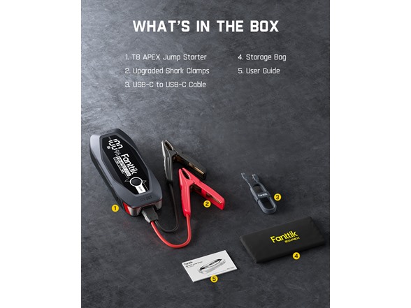 Fanttik T9 APEX 3000 Amp Jump Starter