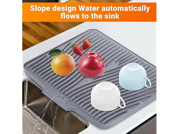 COPLIB Silicone Dish Drying Mat