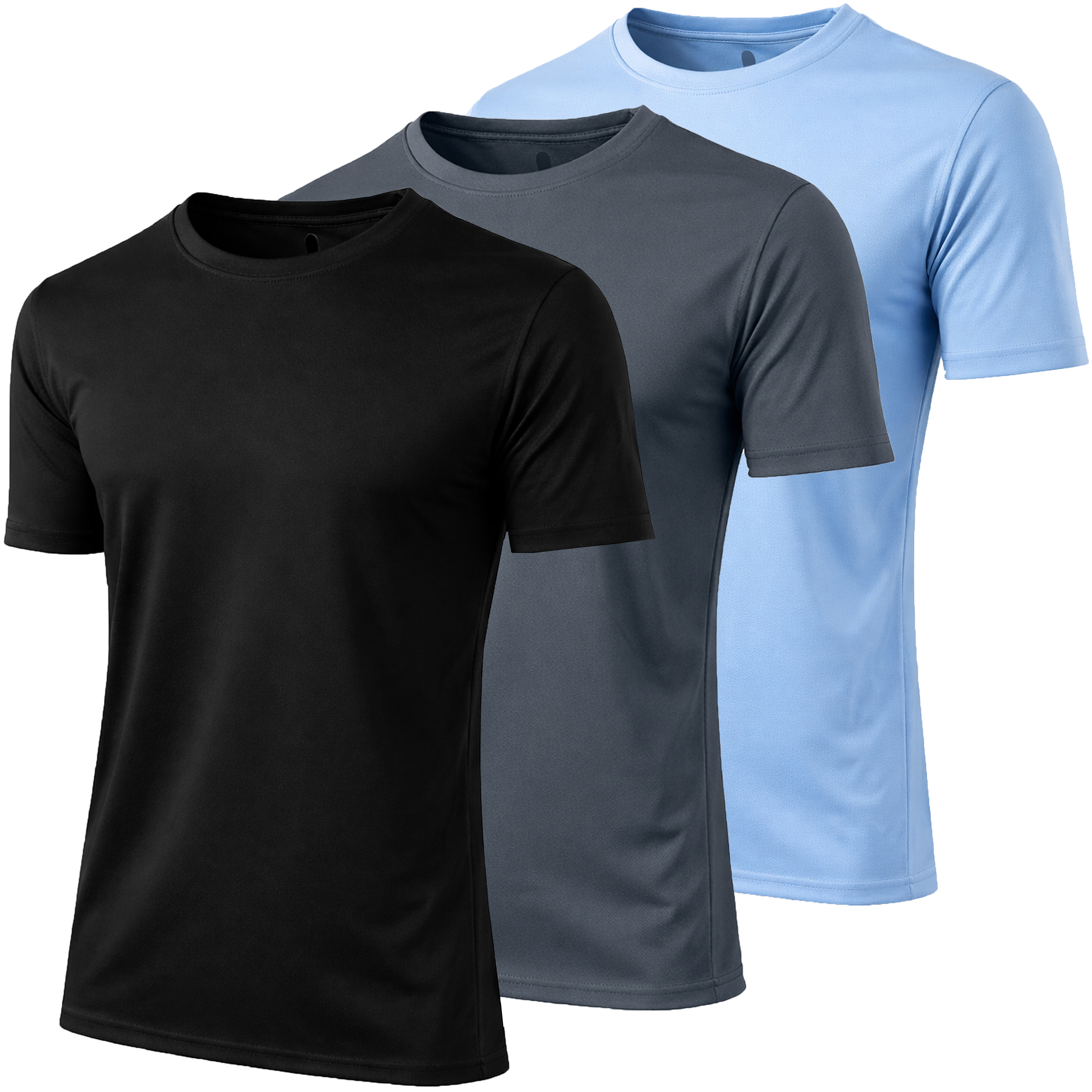 3Pk Mens S/S Performance Active Tee - Gallery 11