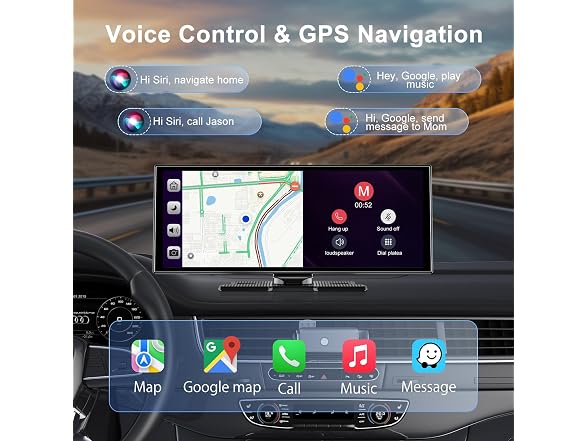 Accfly 11" Wireless Carplay Touchscreen