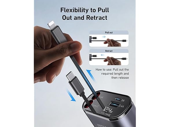 UYOUNG 100w Fast Car Phone Charger
