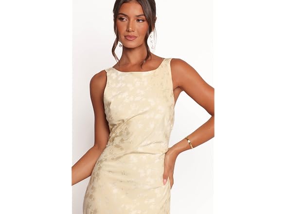 Petal & Pup Women's (M) Malie Maxi Dress - Lemon M