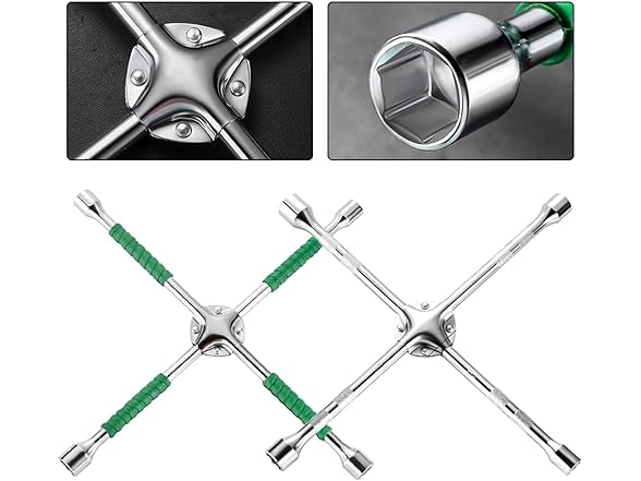 Heavy Duty 4 way Lug Wrench