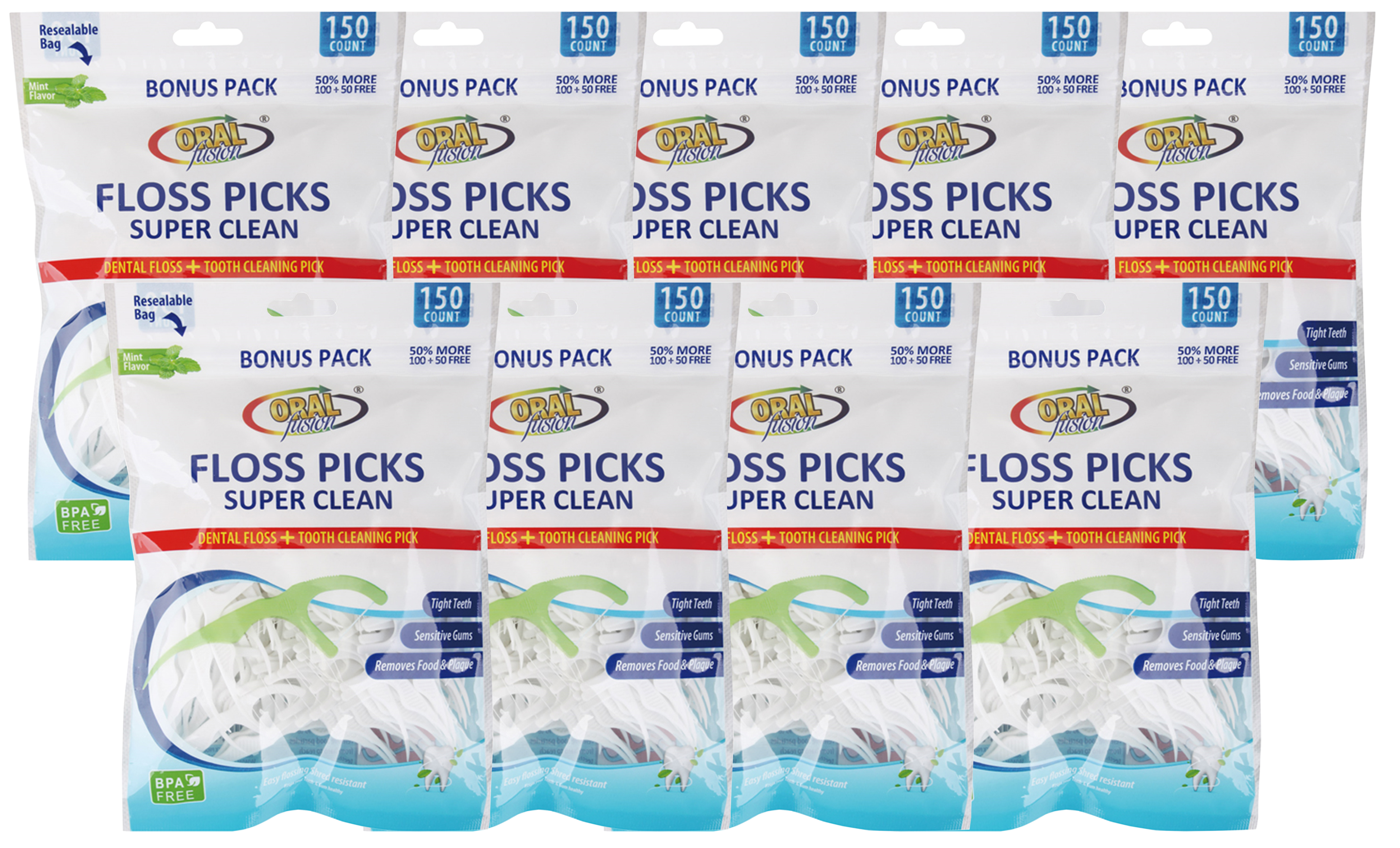 Multi Pack Super Clean Floss Picks - Gallery 17