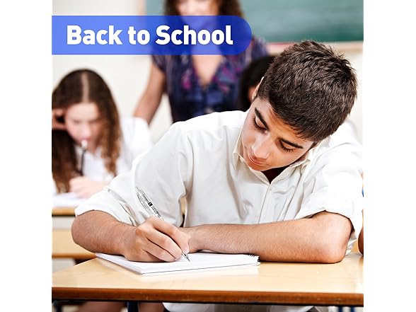 BASUNOCL 12 Pcs Black Ink Gel Pens, 0.5mm