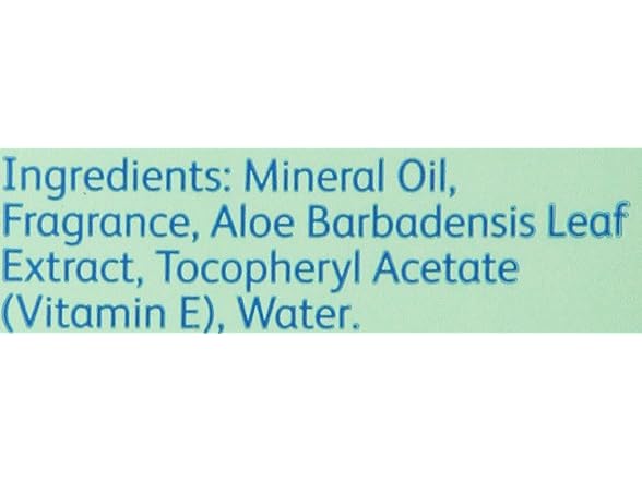 Johnson s Baby Oil Mineral Oil Enriched Aloe Vera
