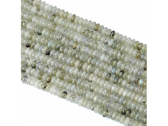 jiejinyu 2x4MM 150PCS Grey Labradorite