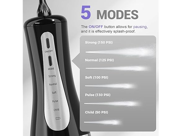 5 Mode Water Flosser W/ Bag