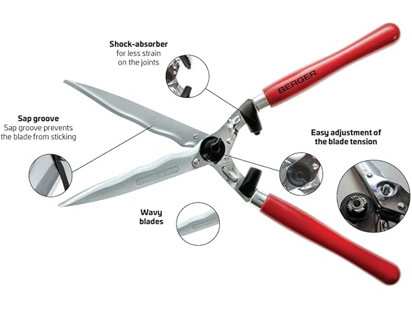 BERGER Hedge Shears – Professional 23.6"