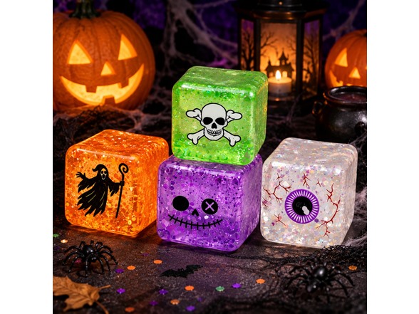 Halloween Jelly Cube Squishy 2-Pack Mystery Set