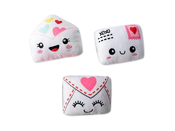 Fringe Studio Plush Dog Toy, 3 Pieces Set