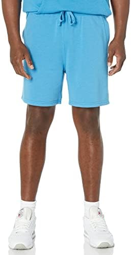 Amazon Essentials Men's Lightweight French Terry Short (Available in Big & Tall), Turquoise Blue, Medium