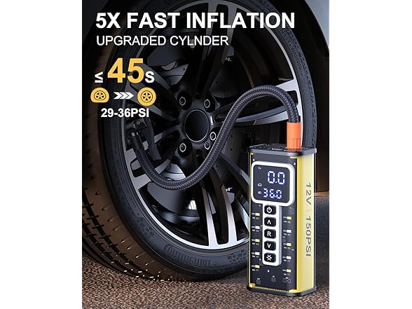 Teffim Portable Tire Inflator