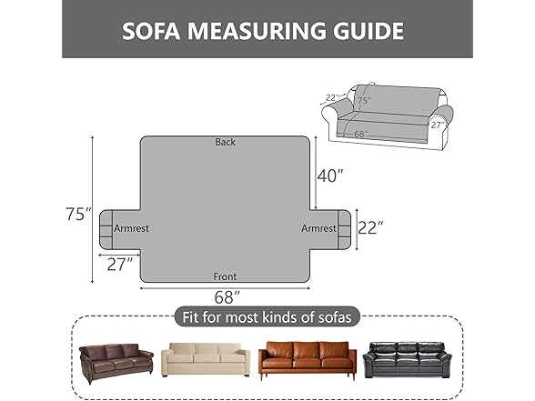 Large Sofa (68")