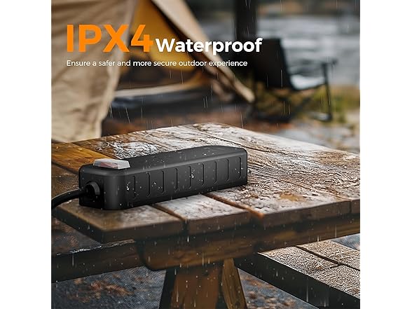 25 FT Waterproof Power Strip