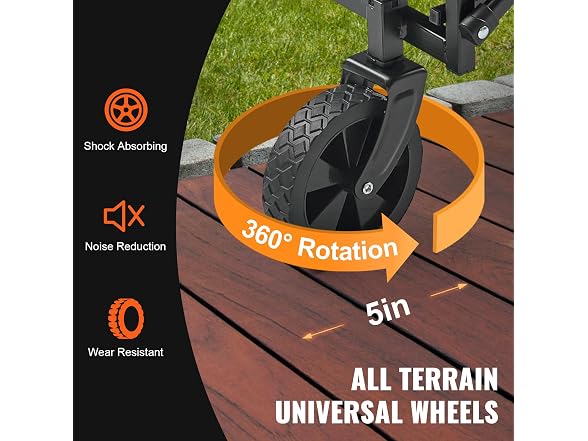 VEVOR Collapsible Folding Wagon with Wheels