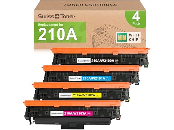 210A Toner Cartridges 4 Pack