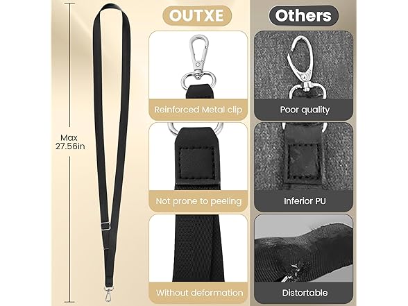 Cell Phone Lanyard with Patches 4-Pack