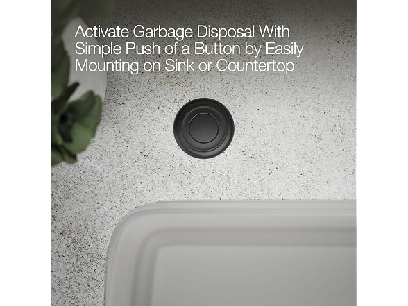 Kohler K35723-BL Garbage Disposal Air Switch Kit Matte Black - Gallery 5