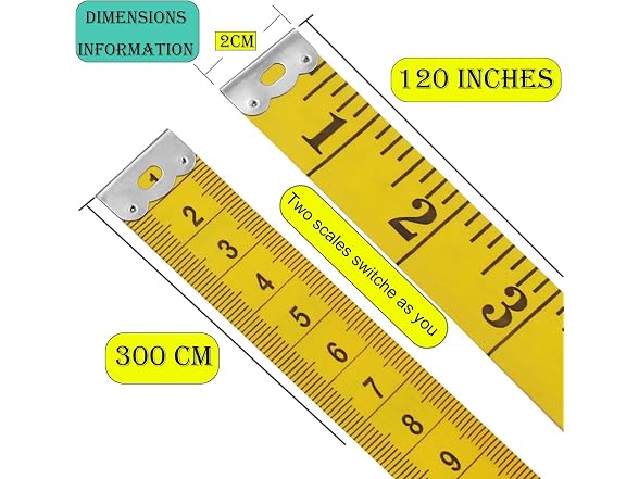 Oboteny 2Pcs Tape Measure Measuring Tape for Body
