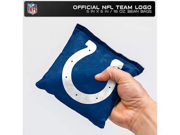 NFL Pro Football Dual-Sided Bean Bags- Your Choice
