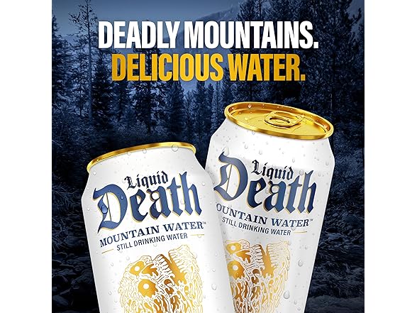 12PK Liquid Death Still Mountain Water, 12 oz