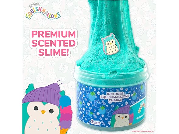 Squishmallows Winston The Owl Scented Slime