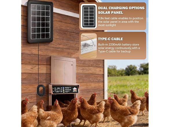IBKINXX Automatic Chicken Coop Door