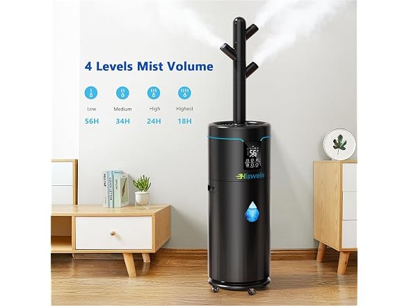 Hiswelle 4.5Gal Large Room Humidifier