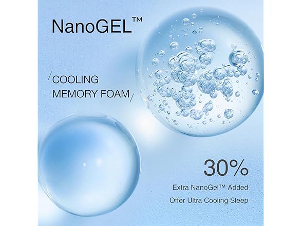 Novilla Cooling Memory Foam Full Mattress