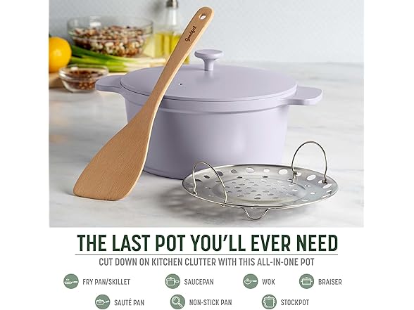 Goodful Nonstick All-In-One Pot, Lilac