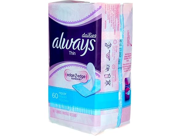 Always Dailies Liners Thin Regular