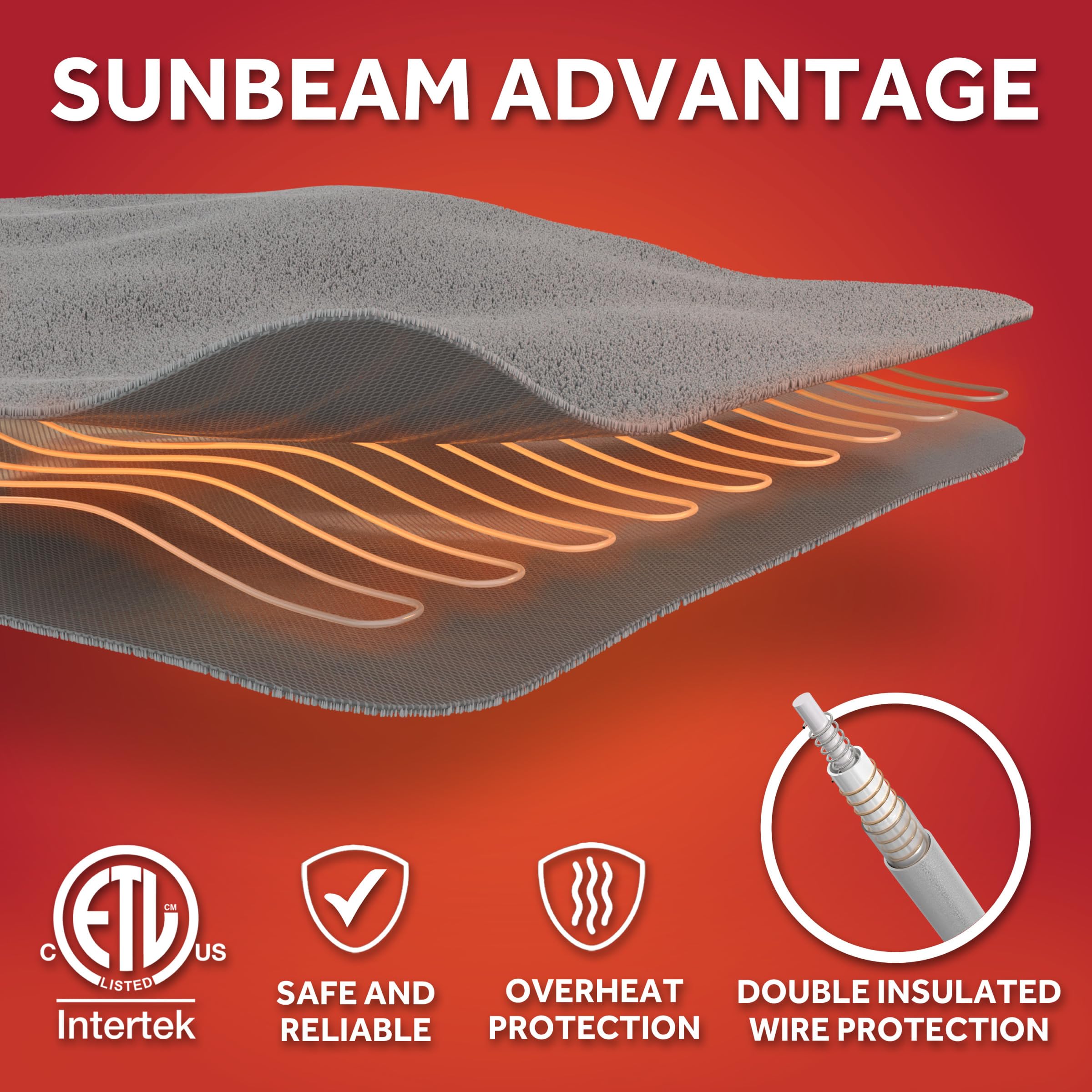 Sunbeam Royal Posh Night Fog Heated Blanket - Gallery 16