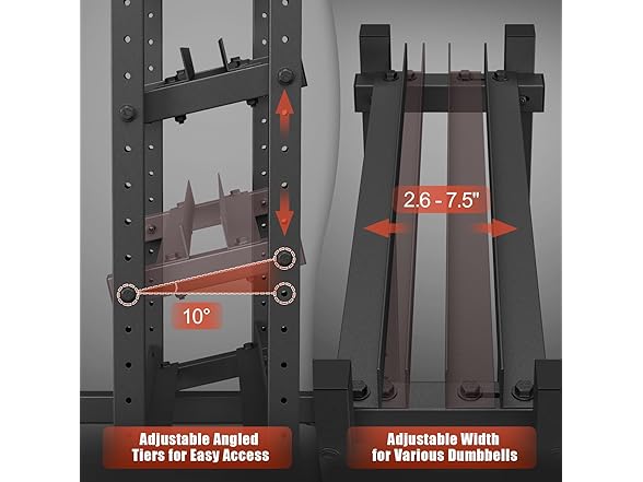3-Tier Dumbbell Rack, 1100LB Capacity