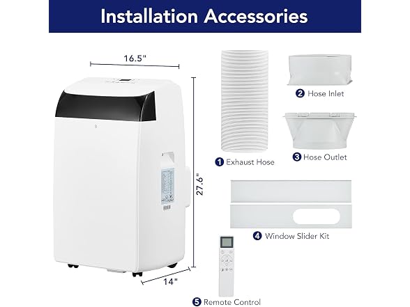GarveeLife 12,000 BTU Portable Air Conditioner 550sqft