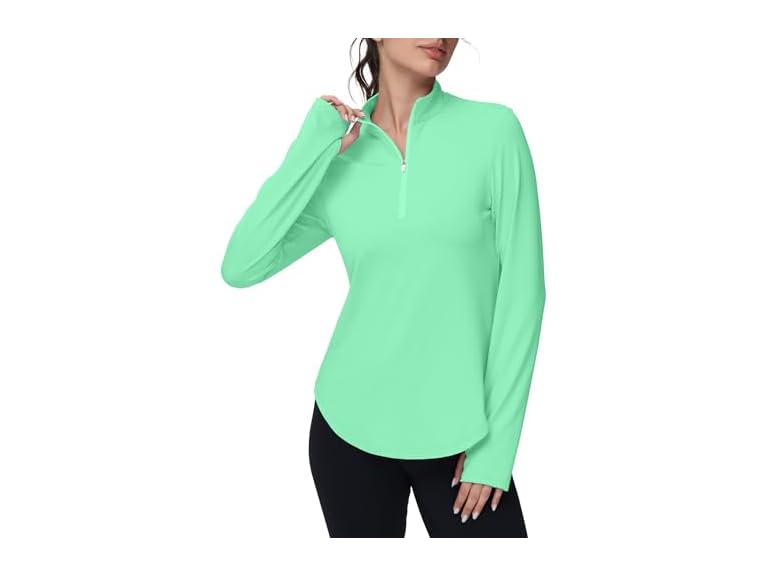 Ggov Women Golf Polo Long Sleeve Workout V Shirts - Gallery 22