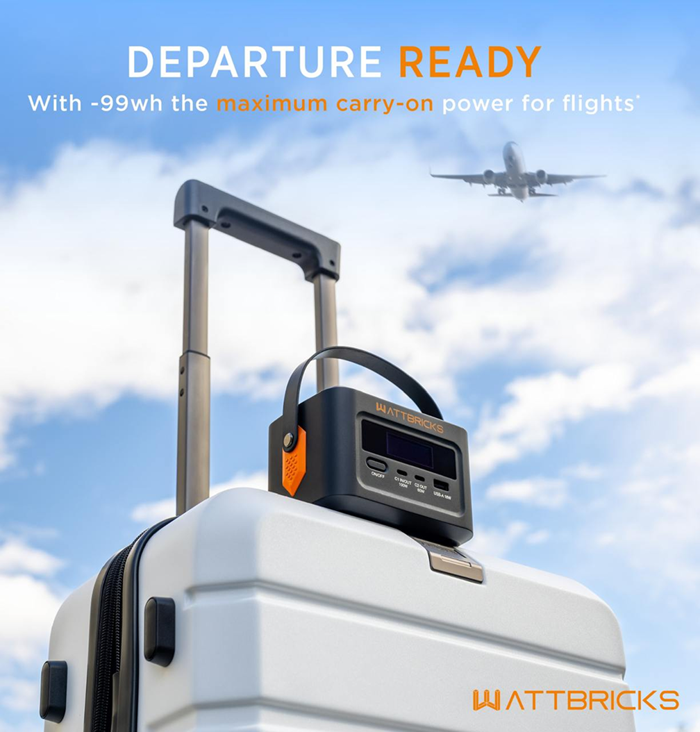 Wattbricks Energy 120-Watt Peak, 99.2Whr Power Station - Gallery 14