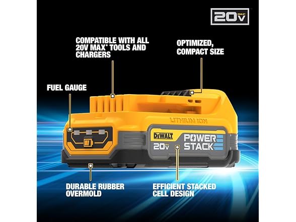 DEWALT DCF913E1 3/8 in Compact Wrench Pstack Kit