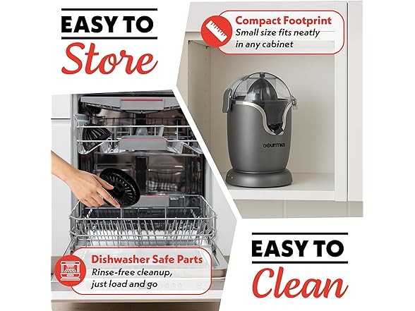 Gourmia Automatic Citrus Juicer - 17 oz